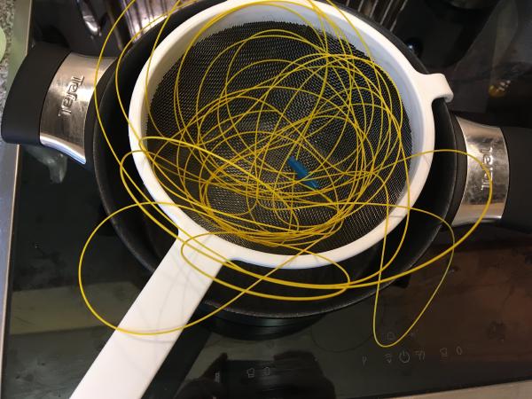 Preparing a delicious pot of glass noodles ;) Preparing a delicious pot of glass noodles ;)