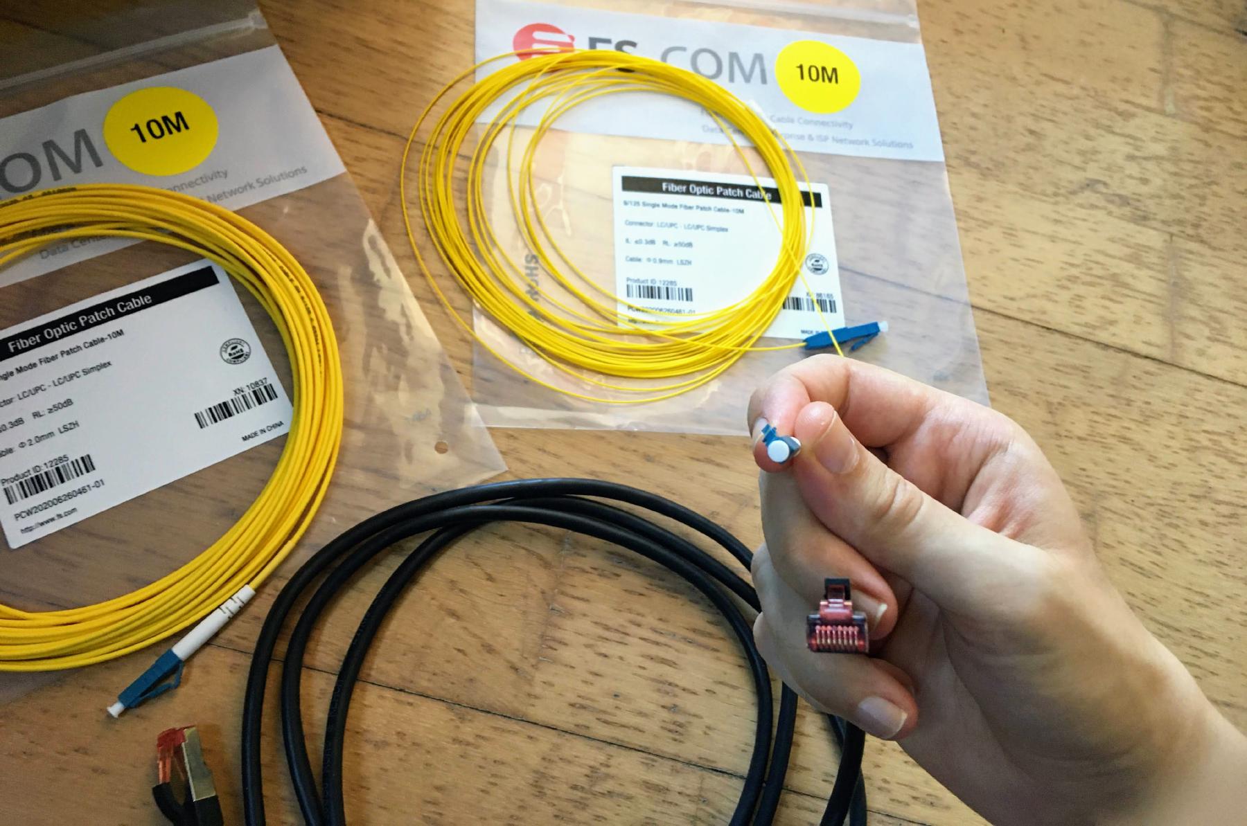Adding a fiber link to my home network (2020) Michael Stapelberg