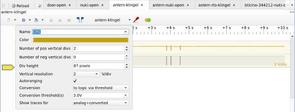 sigrok PulseView screenshot