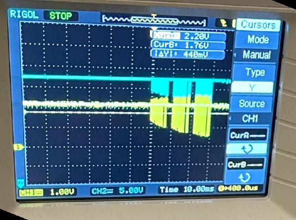 voltage-divided SCS signal