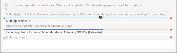 Compilation Database exclusion slow