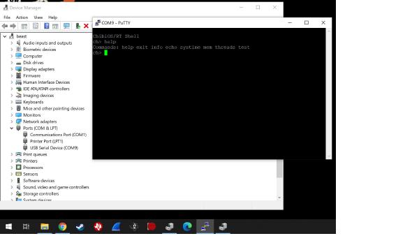 USB virtual serial device on Windows 10 USB virtual serial device on Windows 10